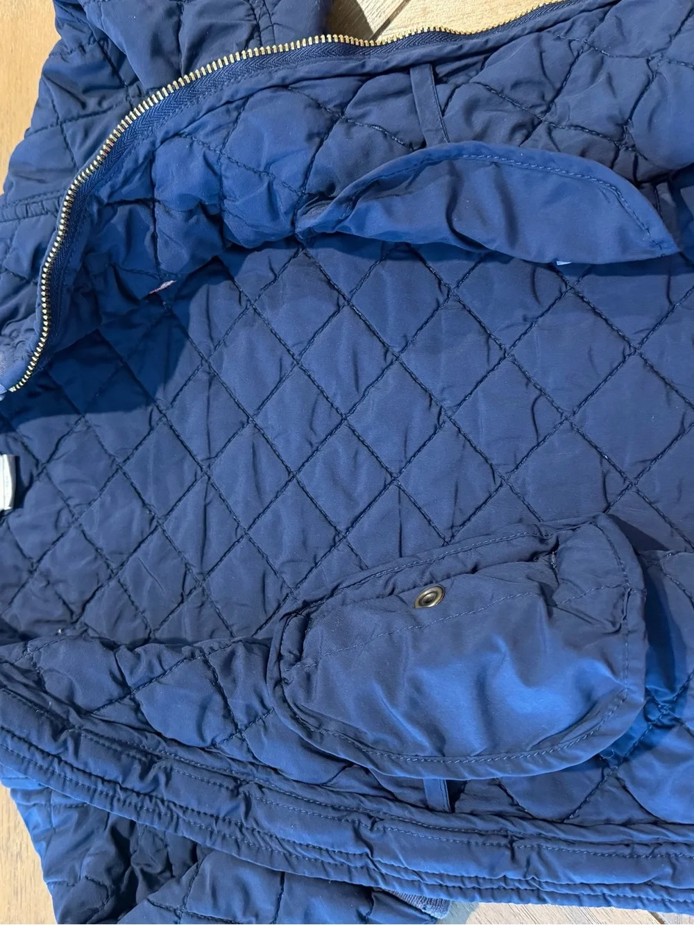 Ralph Lauren Navy Quilted Kids Jacket 24m